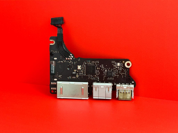 Оригинальная плата с разъёмами I/O Board HDMI, USB, SD для MacBook Pro Retina 13 A1425 2012-13г (с разбора) Г30-65212