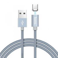 HOCO USB кабель Type-C U40A магнитный (серый) 8401