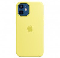 Чехол Silicone Case iPhone 12 mini (жёлтый) 3736