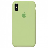 Чехол Silicone Case iPhone XS Max (фисташка) 5187