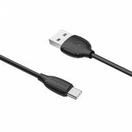 BOROFONE USB кабель Type-C BX19 3A, 1метр (чёрный) 1800 - BOROFONE USB кабель Type-C BX19 3A, 1метр (чёрный) 1800