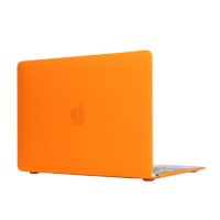 Чехол MacBook 12 (A1534) (2015-2017) матовый (оранжевый) 0038