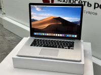Ноутбук Apple Macbook Pro 15 2015 Retina A1398 (Производство 2015) i7 2.5Ггц x4 / RAM 16Гб / SSD 256Gb / Intel Iris Pro 1536 МБ / АКБ 1155ц-89% / Silver Б/У + КОРОБКА C17Q477RG8WN (Г14-82806-S)