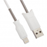 HOCO USB кабель X24 8-pin 2.4A 1м (белый) 6988 - HOCO USB кабель X24 8-pin 2.4A 1м (белый) 6988