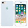 Чехол Silicone Case iPhone 7 / 8 (небесно-голубой) 6608 - Чехол Silicone Case iPhone 7 / 8 (небесно-голубой) 6608