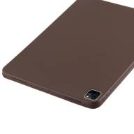 Чехол для iPad Pro 12.9 (2020-2021) Smart Case серии Apple кожаный (кофе) 8027 - Чехол для iPad Pro 12.9 (2020-2021) Smart Case серии Apple кожаный (кофе) 8027
