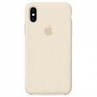 Чехол Silicone Case iPhone XS Max (молочный) 5194