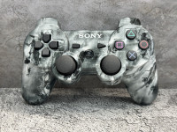 Беспроводной джойстик геймпад DualShock 3 для Sony PlayStation PS3 "Military grey" (PREMIUM) Г45-3123