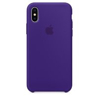 Чехол Silicone Case iPhone X / XS (фиолетовый) 0366