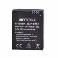 BATMAX АКБ сменный аккумулятор AHDBT-301/302 для GoPro Hero 3 / 3+ 3.7V 1250mAh Li-ion (чёрный) 23588 - BATMAX АКБ сменный аккумулятор AHDBT-301/302 для GoPro Hero 3 / 3+ 3.7V 1250mAh Li-ion (чёрный) 23588