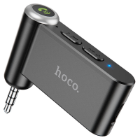 HOCO Беспроводной Ресивер адаптер E58 Bluetooth AUX в авто (2818)