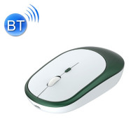 Компьютерная беспроводная радио и Bluetooth мышка Office mute модель M030 (тёмно-зелёный) 6831