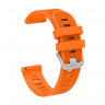 Ремешок силиконовый для Умных часов 20mm серии Twill Solid (ярко-оранжевый) 9540 - Ремешок силиконовый для Умных часов 20mm серии Twill Solid (ярко-оранжевый) 9540