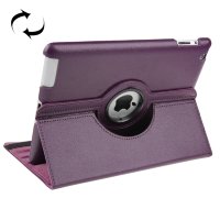 Чехол Книжка 360° кожаный для iPad 2 / 3 / 4 (фиолетовый) 0375