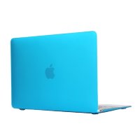Чехол MacBook 12 (A1534) (2015-2017) матовый (голубой) 0038
