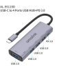 AMALINK Хаб Type-C 5в1 (HDMI x1 / USB 2.0 x2 / USB 3.0 x1 / PD 3.0 x1) модель AL-95123D (40684) - AMALINK Хаб Type-C 5в1 (HDMI x1 / USB 2.0 x2 / USB 3.0 x1 / PD 3.0 x1) модель AL-95123D (40684)