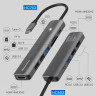 Blueendless Хаб Type-C 5в1 (HDMI x1 / USB 2.0 x2 / USB 3.0 x1 / PD x1) серый космос (Г90-53325) - Blueendless Хаб Type-C 5в1 (HDMI x1 / USB 2.0 x2 / USB 3.0 x1 / PD x1) серый космос (Г90-53325)