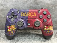 Беспроводной джойстик геймпад DualShock 4 для Sony PlayStation PS4 "FC Barcelona" (PREMIUM) Г45-3128
