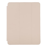 Чехол для iPad Pro 12.9 (2020-2021) Smart Case серии Apple кожаный (бежевый) 8027