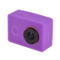Силиконовый чехол для экшн камеры Xiaomi Yi (фиолетовый) 1243