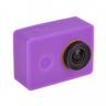 Силиконовый чехол для экшн камеры Xiaomi Yi (фиолетовый) 1243 - Силиконовый чехол для экшн камеры Xiaomi Yi (фиолетовый) 1243