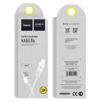 HOCO USB кабель Type-C X1 1метр (белый) 2229