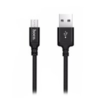 HOCO USB кабель micro X20 2.4A, длина: 1 метр (чёрный) 8822