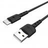 HOCO USB кабель Type-C X30 1.2м (чёрный) 1172 - HOCO USB кабель Type-C X30 1.2м (чёрный) 1172