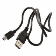 USB Кабель Mini USB (mini 5-pin) для камер / фотоаппаратов длина 50см (черный) 14333 - USB Кабель Mini USB (mini 5-pin) для камер / фотоаппаратов длина 50см (черный) 14333