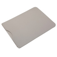 БРОНЬКА Чехол-конверт для MacBook Pro / Air 13" вертикальный с нахлёстом экокожа серии Liner (серый) 6788