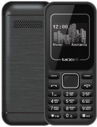 TEXET Мобильный телефон на 2-Sim модель TM-120 (черный) 27913