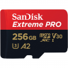 SanDisk Флэш карта Extreme PRO microSD 256Gb 170Mb/s V30 ADP (9572) - SanDisk Флэш карта Extreme PRO microSD 256Gb 170Mb/s V30 ADP (9572)