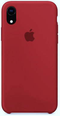 Чехол Silicone Case iPhone XR (вишня) 8142