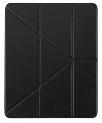 MOMAX Чехол для iPad Pro 12.9 (2020-2022) Flip cover Y-образный кожаный + TPU с Pen slot (чёрный) 9110