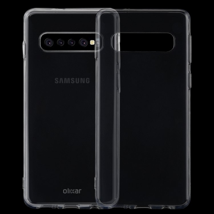 Чехол Samsung S10 Plus TPU (прозрачный) 9505