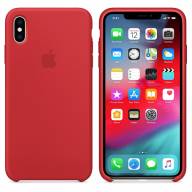 Чехол Silicone Case iPhone XS Max (красный) 60211 - Чехол Silicone Case iPhone XS Max (красный) 60211