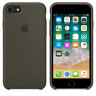 Чехол Silicone Case iPhone 7 / 8 (хаки тёмный) 6608 - Чехол Silicone Case iPhone 7 / 8 (хаки тёмный) 6608