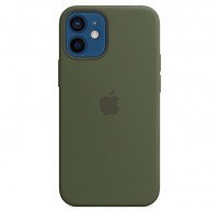 Чехол Silicone Case iPhone 12 mini (хаки зелёный) 3736