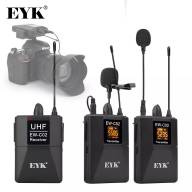 EYK Беспроводной петличный микрофон модель EW-C02 (2 станции) для камеры/телефона (8586) - EYK Беспроводной петличный микрофон модель EW-C02 (2 станции) для камеры/телефона (8586)