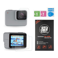 SHOOT Защитные стёкла на экран + линза XTGP519 для GoPro 7 Silver / White (2789)