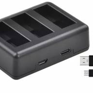 PowerTRUST ЗУ док-станция для зарядки 3х аккумуляторов на GoPro Hero 9 (18089) - PowerTRUST ЗУ док-станция для зарядки 3х аккумуляторов на GoPro Hero 9 (18089)