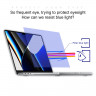 JRC Защитная плёнка на экран для MacBook Pro 14 (2021г.) Anti-Blue-Light модель A2442 (глянцевая) 5112 - JRC Защитная плёнка на экран для MacBook Pro 14 (2021г.) Anti-Blue-Light модель A2442 (глянцевая) 5112