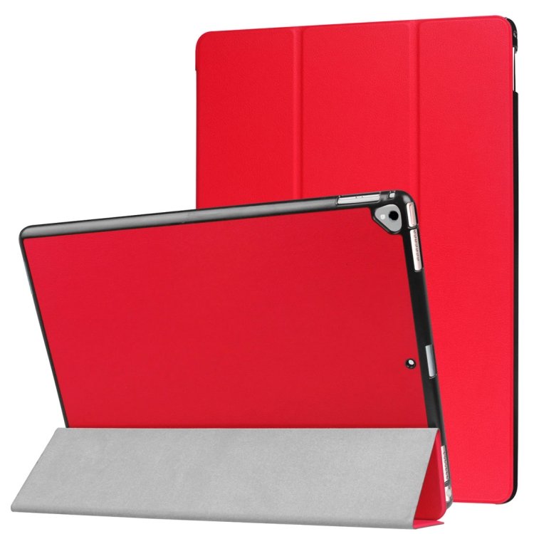 Чехол для iPad Pro 12.9 (2015-2017) Smart Cover кожаный серии Custer (красный) 0001
