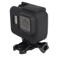 ACTION PRO Силиконовый чехол для экшн камеры GoPro 5 / 6 / 7 модель ACP-377 на рамку (чёрный)