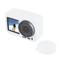 PULUZ Чехол силиконовый для экшн камеры DJI Osmo Action (белый) PU330W