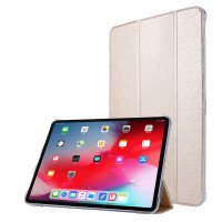 Чехол для iPad Air 4 10.9 (2020) Smart Case серии Silk + PC прозрачная крышка (золото) 1766