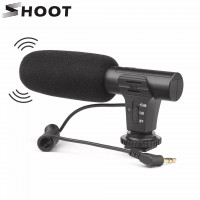 SHOOT Стереомикрофон 3.5mm модель MIC-05 для видеокамеры (3720)