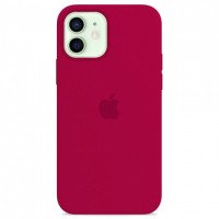 Чехол Silicone Case iPhone 12 mini (бордо) 3736