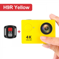 Экшн камера AXNEN H9R 4K Ultra HD Wi-Fi + беспроводной пульт управления (жёлтый) 40721