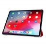 Чехол для iPad Air 4 10.9 (2020) Smart Case серии Silk + PC прозрачная крышка (красный) 1766 - Чехол для iPad Air 4 10.9 (2020) Smart Case серии Silk + PC прозрачная крышка (красный) 1766